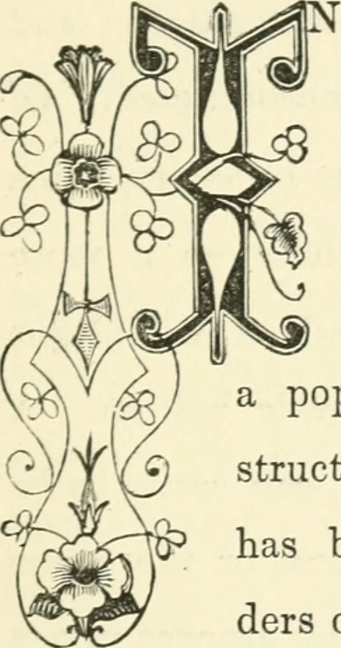 An illustration from Art recreations : being a complete guide to pencil drawing, oil painting ... moss work, papier mache...wax work, shell work...enamel painting, etc., 1871, leaf 324