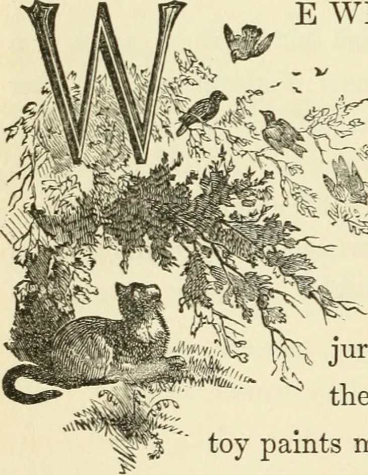 An illustration from Art recreations : being a complete guide to pencil drawing, oil painting ... moss work, papier mache...wax work, shell work...enamel painting, etc., 1871, leaf 337