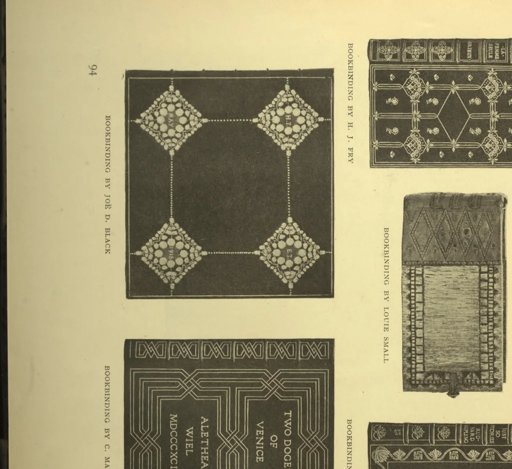 An illustration from Arts [and] crafts; a review of the work executed by students in the leading art school of Great Britain and Ireland, 1916, leaf 101