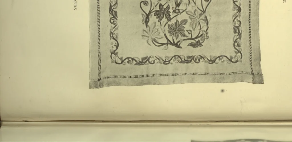An illustration from Arts [and] crafts; a review of the work executed by students in the leading art school of Great Britain and Ireland, 1916, leaf 33
