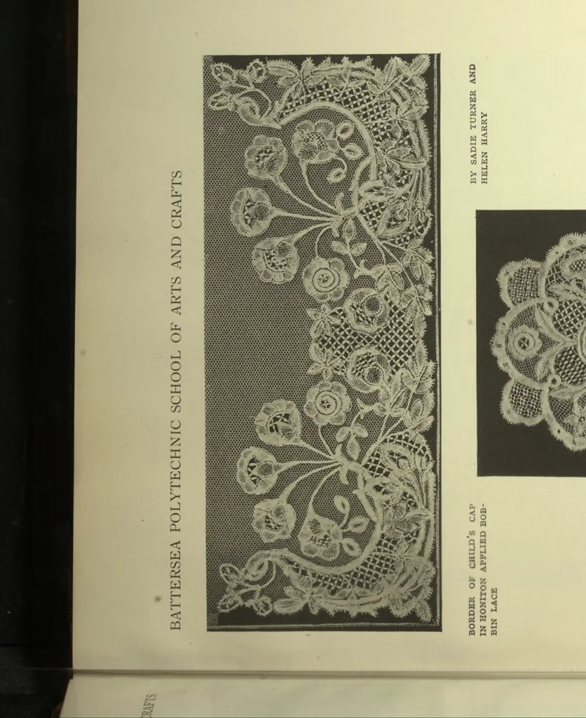 An illustration from Arts [and] crafts; a review of the work executed by students in the leading art school of Great Britain and Ireland, 1916, leaf 36