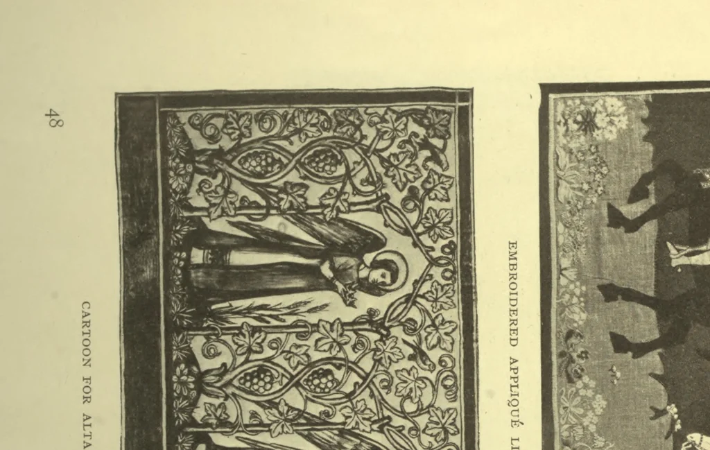 An illustration from Arts [and] crafts; a review of the work executed by students in the leading art school of Great Britain and Ireland, 1916, leaf 55