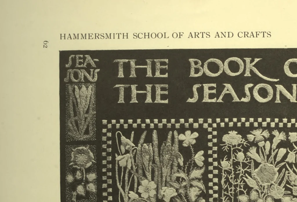 An illustration from Arts [and] crafts; a review of the work executed by students in the leading art school of Great Britain and Ireland, 1916, leaf 69