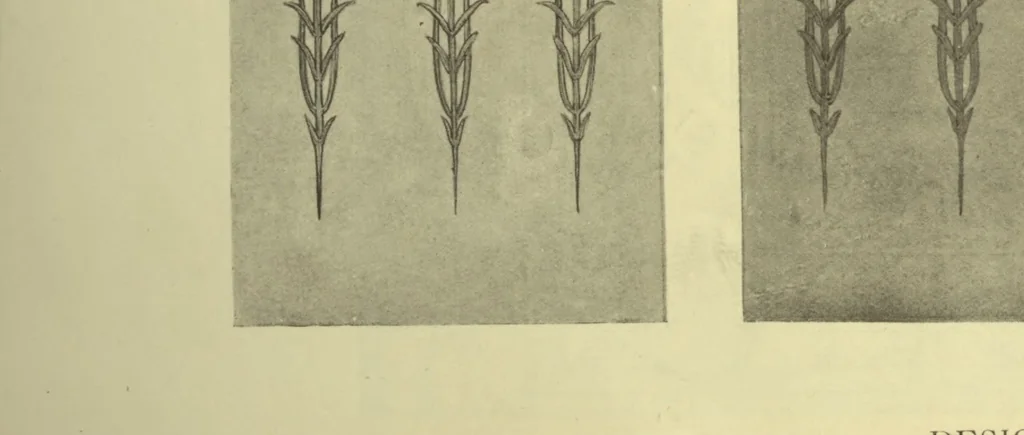 An illustration from Arts [and] crafts; a review of the work executed by students in the leading art school of Great Britain and Ireland, 1916, leaf 77