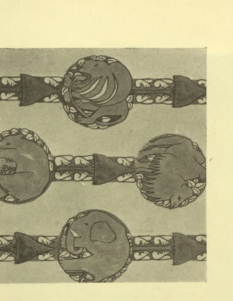 An illustration from Arts [and] crafts; a review of the work executed by students in the leading art school of Great Britain and Ireland, 1916, leaf 83