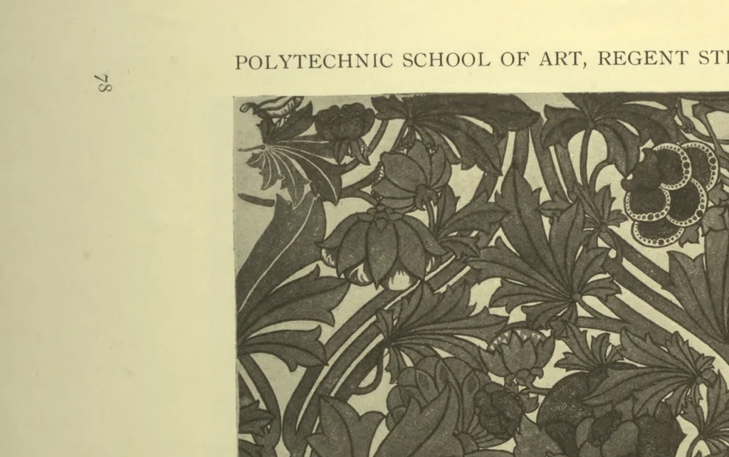 An illustration from Arts [and] crafts; a review of the work executed by students in the leading art school of Great Britain and Ireland, 1916, leaf 85