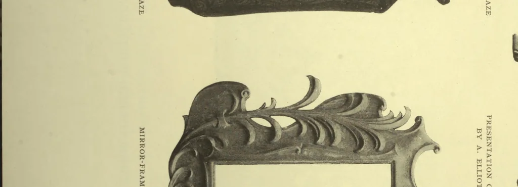 An illustration from Arts [and] crafts; a review of the work executed by students in the leading art school of Great Britain and Ireland, 1916, leaf 91
