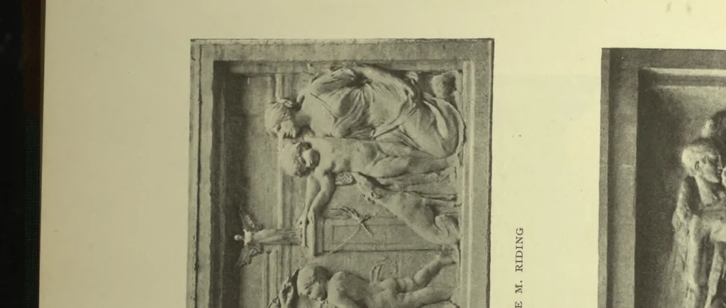 An illustration from Arts [and] crafts; a review of the work executed by students in the leading art school of Great Britain and Ireland, 1916, leaf 92