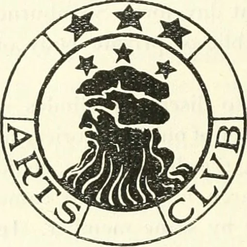 An illustration from The Arts Club and its members, 1920, leaf 39