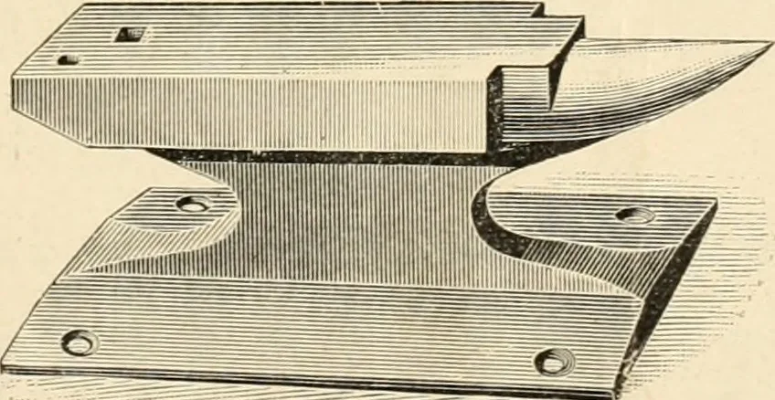 An illustration from Arts and crafts in metal : catalogue number 10 of tools and material., 1909, leaf 10