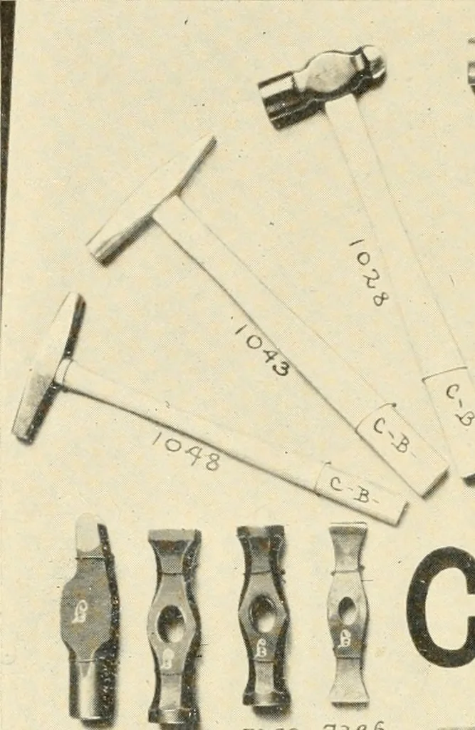 An illustration from Arts and crafts in metal : catalogue number 10 of tools and material., 1909, leaf 11