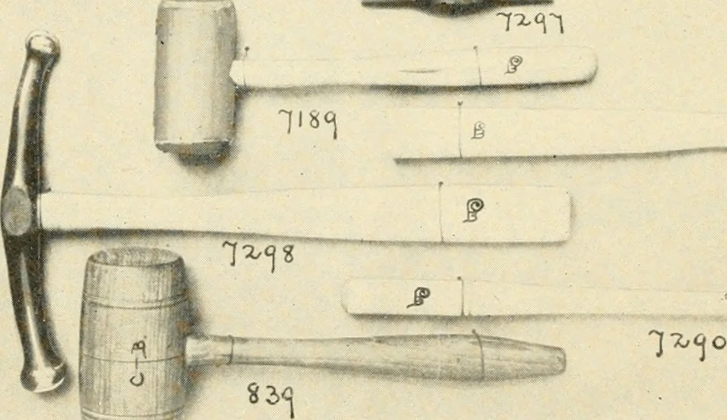 An illustration from Arts and crafts in metal : catalogue number 10 of tools and material., 1909, leaf 11