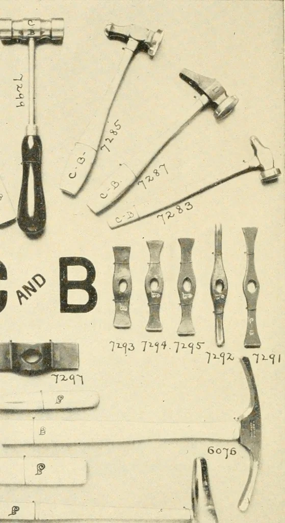 An illustration from Arts and crafts in metal : catalogue number 10 of tools and material., 1909, leaf 11