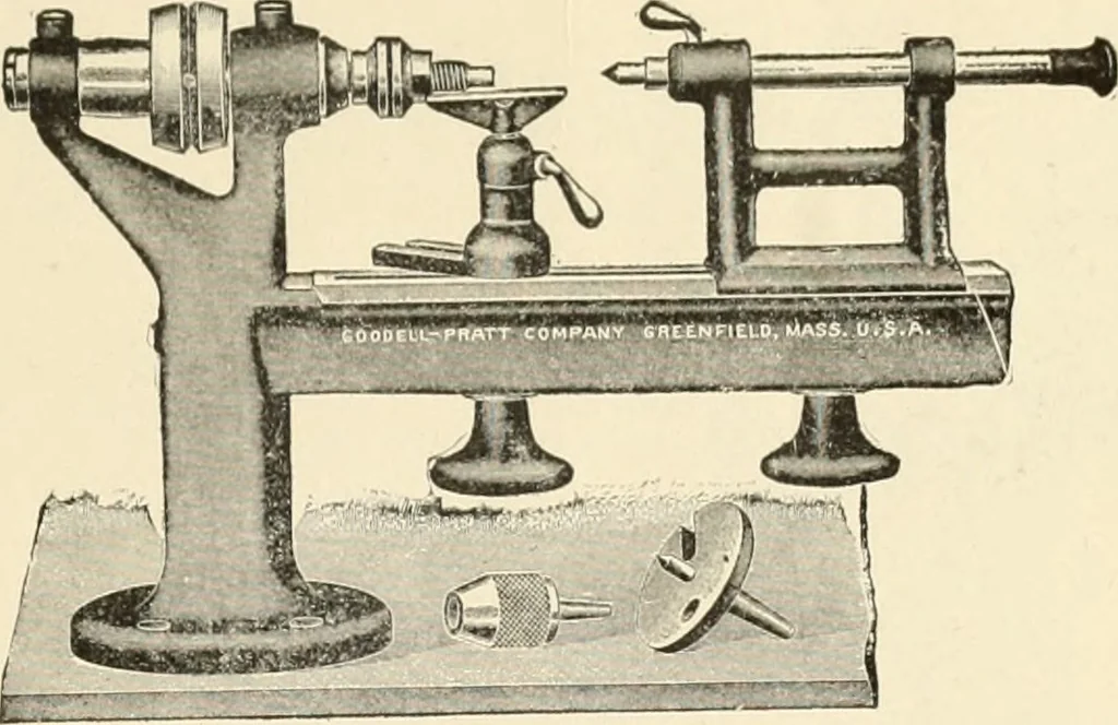 An illustration from Arts and crafts in metal : catalogue number 10 of tools and material., 1909, leaf 6