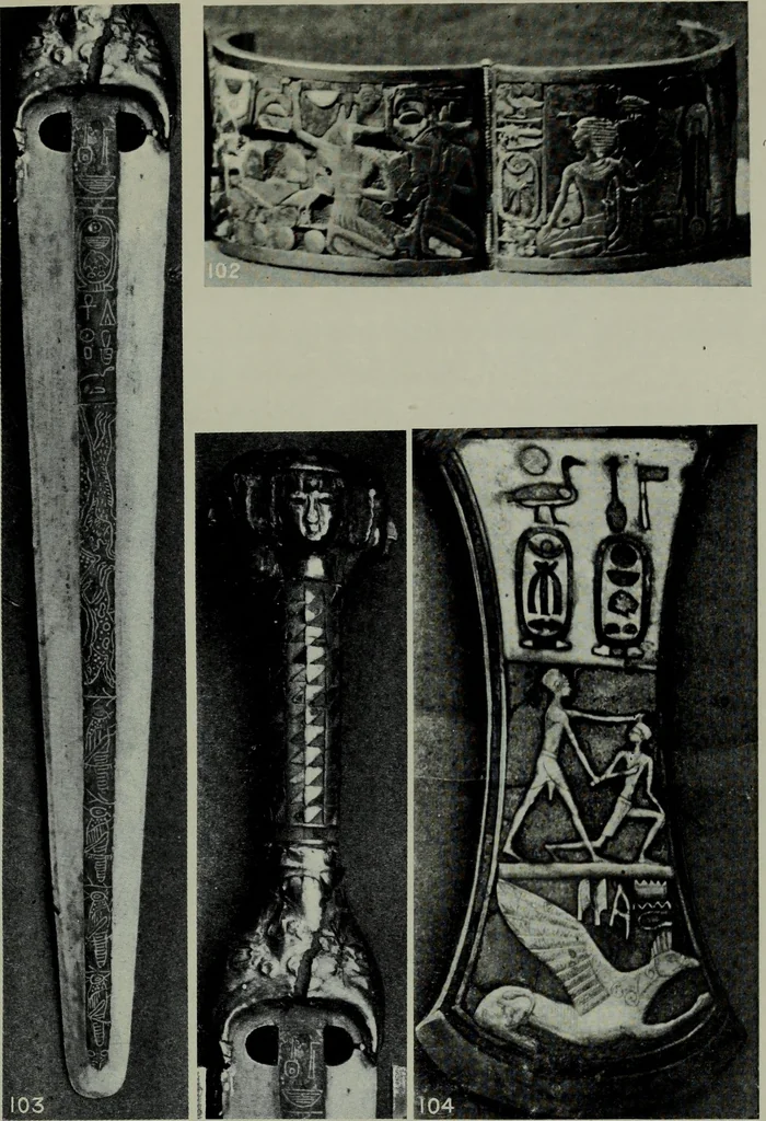 An illustration from The arts and crafts of ancient Egypt, 1909, leaf 176