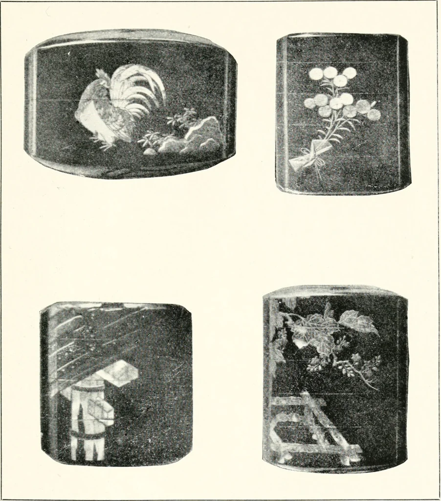An illustration from Arts and crafts of old Japan, 1906, leaf 196