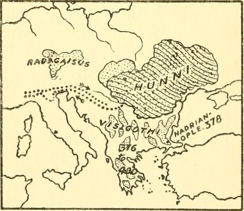 An illustration from The arts and crafts of our Teutonic forefathers, 1910, leaf 103