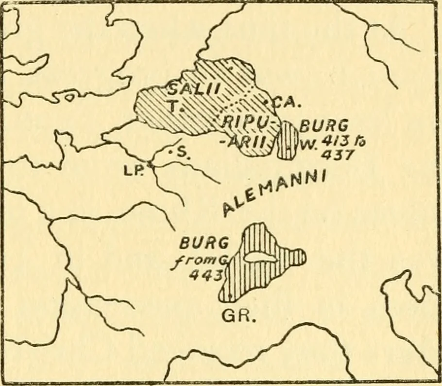 An illustration from The arts and crafts of our Teutonic forefathers, 1910, leaf 114
