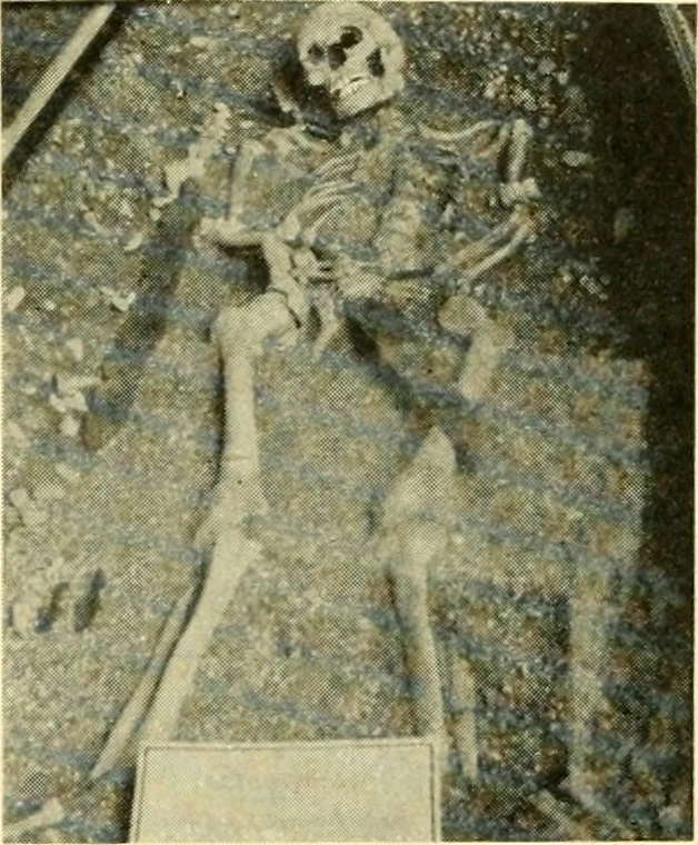An illustration from The arts and crafts of our Teutonic forefathers, 1910, leaf 138