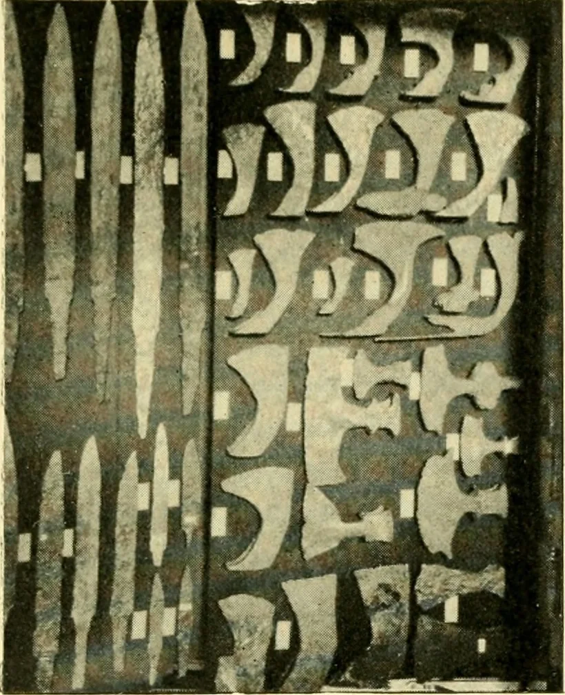 An illustration from The arts and crafts of our Teutonic forefathers, 1910, leaf 166