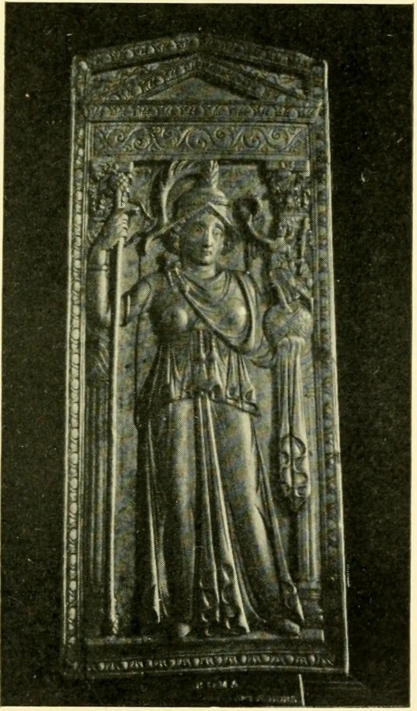 An illustration from The arts and crafts of our Teutonic forefathers, 1910, leaf 176