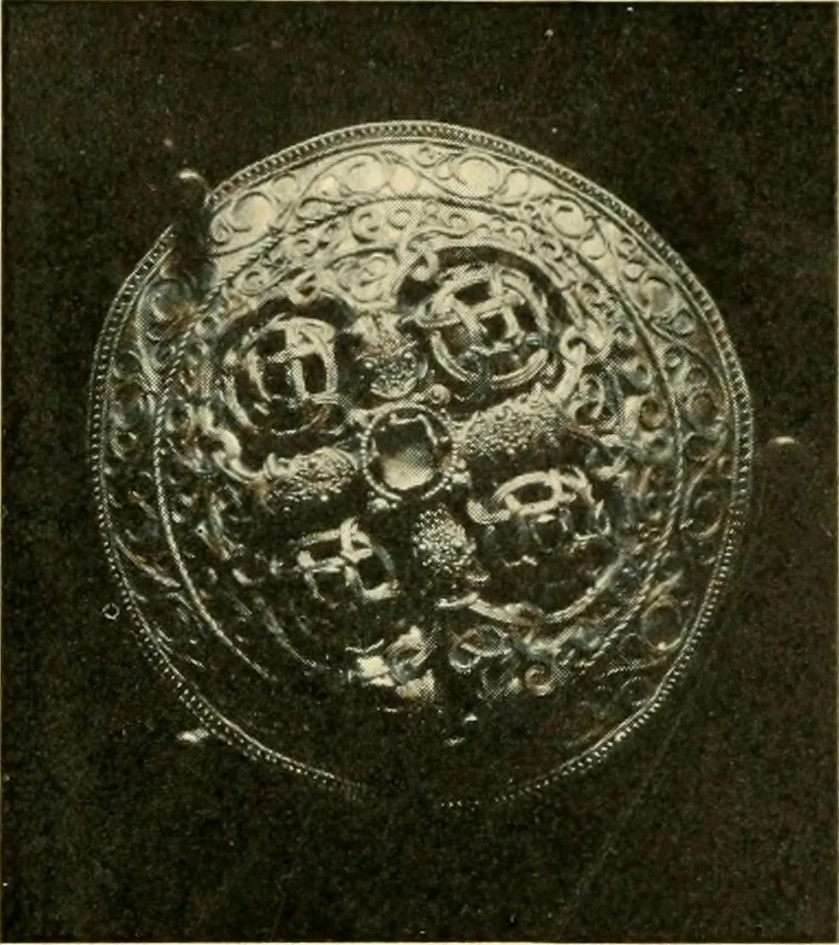An illustration from The arts and crafts of our Teutonic forefathers, 1910, leaf 182