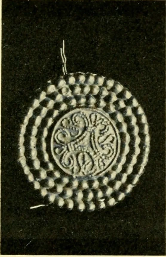 An illustration from The arts and crafts of our Teutonic forefathers, 1910, leaf 182