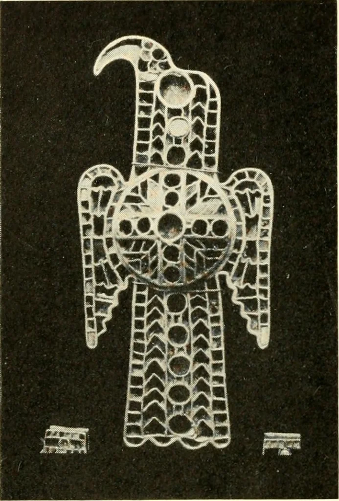 An illustration from The arts and crafts of our Teutonic forefathers, 1910, leaf 187