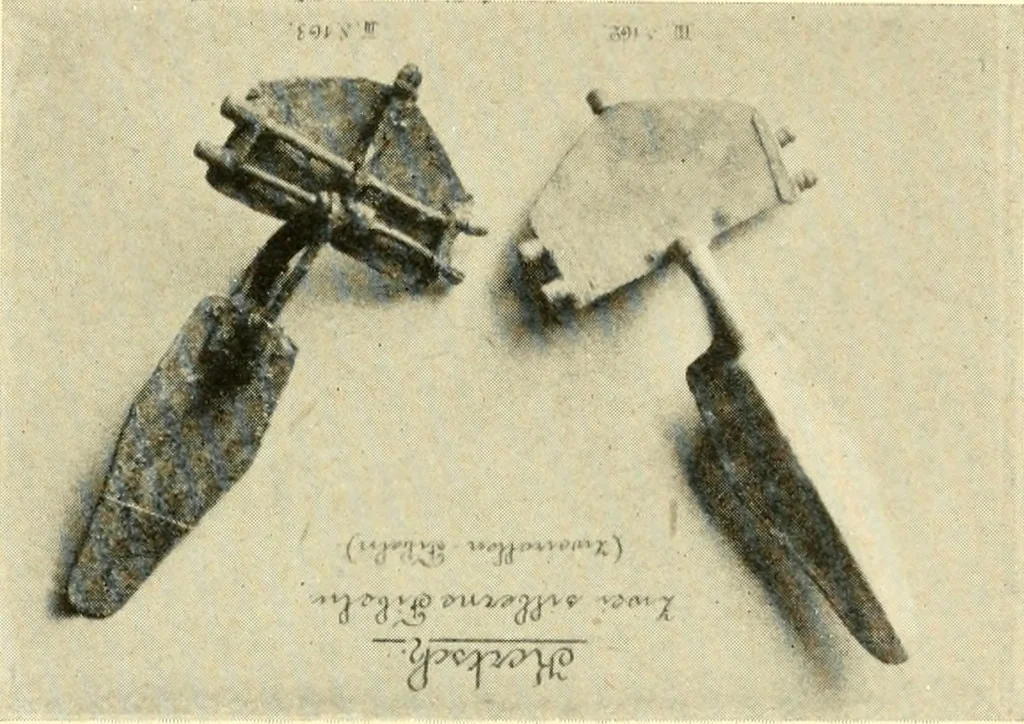 An illustration from The arts and crafts of our Teutonic forefathers, 1910, leaf 189