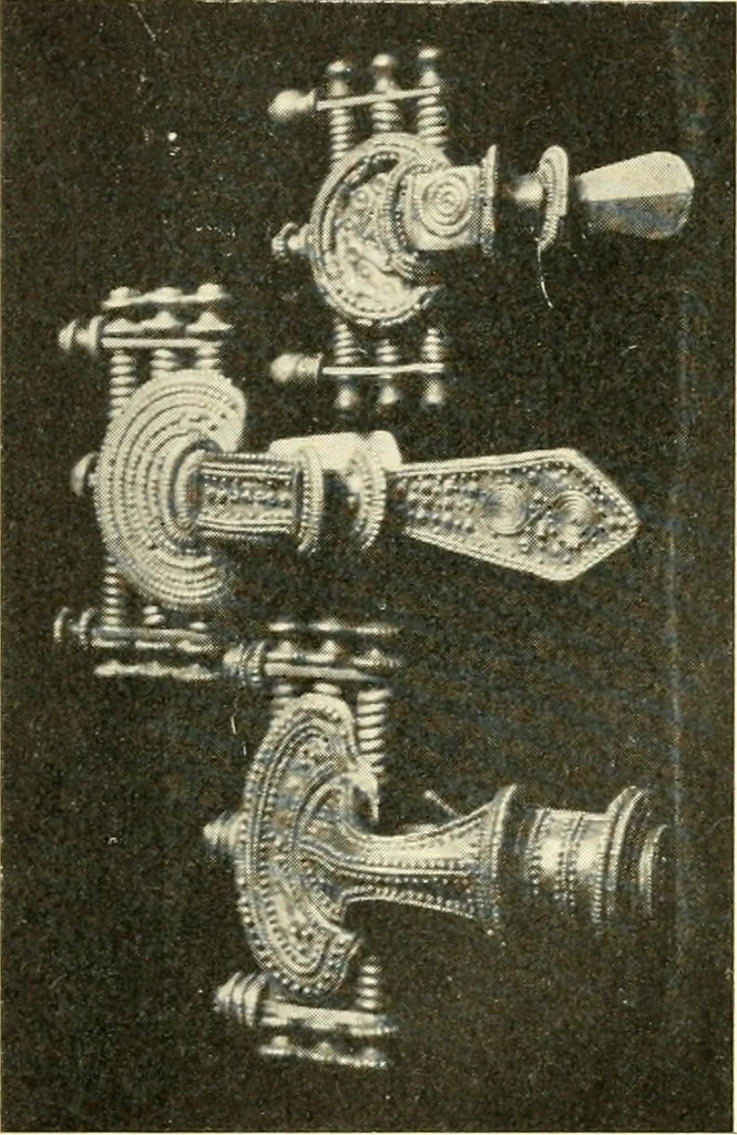 An illustration from The arts and crafts of our Teutonic forefathers, 1910, leaf 197