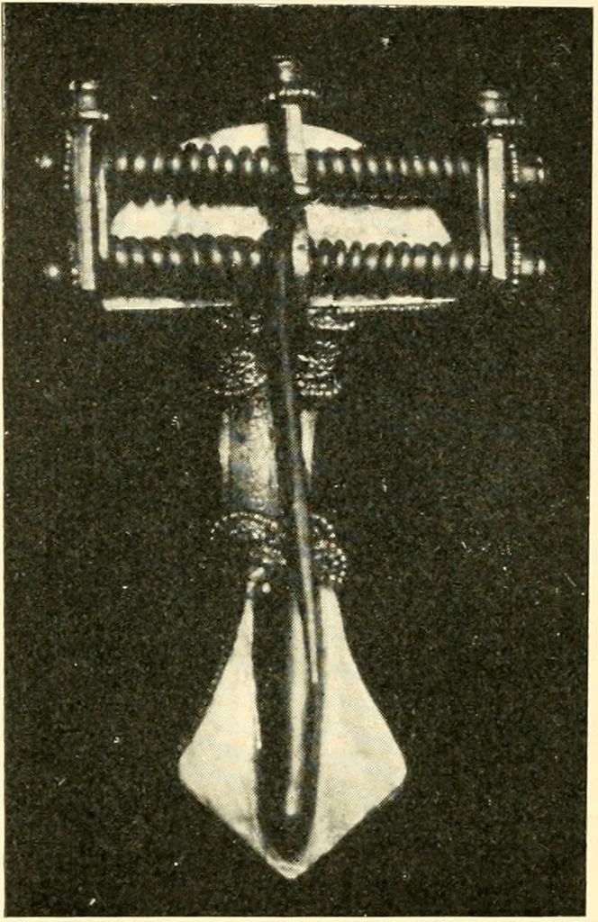 An illustration from The arts and crafts of our Teutonic forefathers, 1910, leaf 197