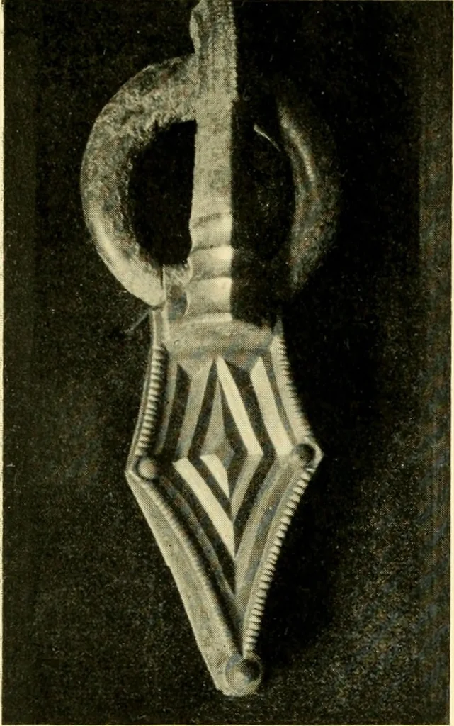 An illustration from The arts and crafts of our Teutonic forefathers, 1910, leaf 204