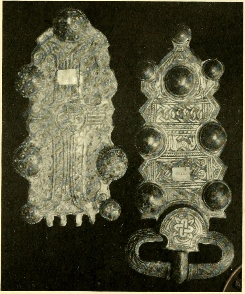 An illustration from The arts and crafts of our Teutonic forefathers, 1910, leaf 204