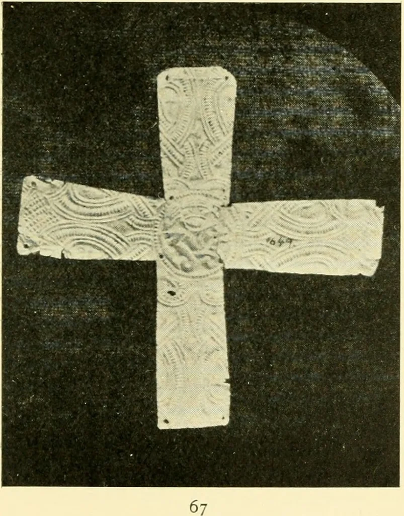 An illustration from The arts and crafts of our Teutonic forefathers, 1910, leaf 208