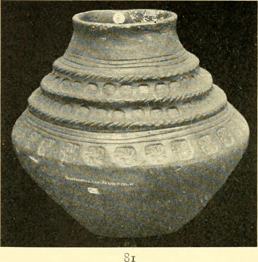 An illustration from The arts and crafts of our Teutonic forefathers, 1910, leaf 225