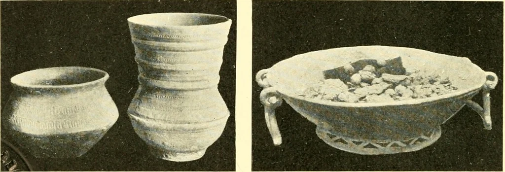 An illustration from The arts and crafts of our Teutonic forefathers, 1910, leaf 225
