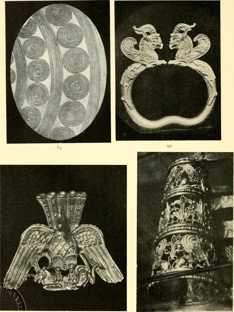 An illustration from The arts and crafts of our Teutonic forefathers, 1910, leaf 247