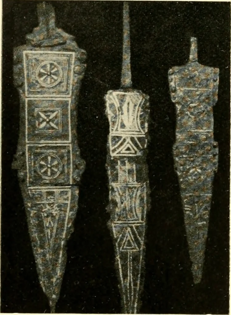 An illustration from The arts and crafts of our Teutonic forefathers, 1910, leaf 261