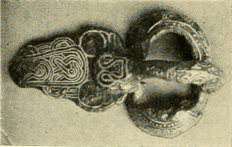 An illustration from The arts and crafts of our Teutonic forefathers, 1910, leaf 261
