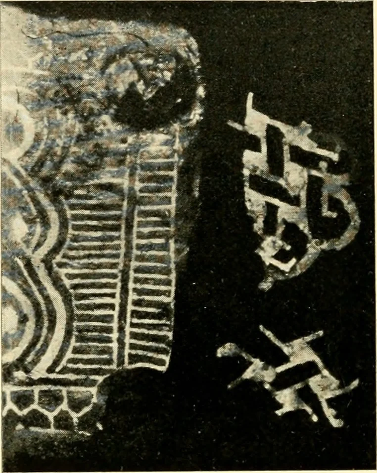 An illustration from The arts and crafts of our Teutonic forefathers, 1910, leaf 261