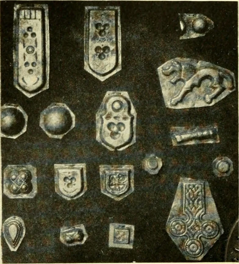An illustration from The arts and crafts of our Teutonic forefathers, 1910, leaf 268