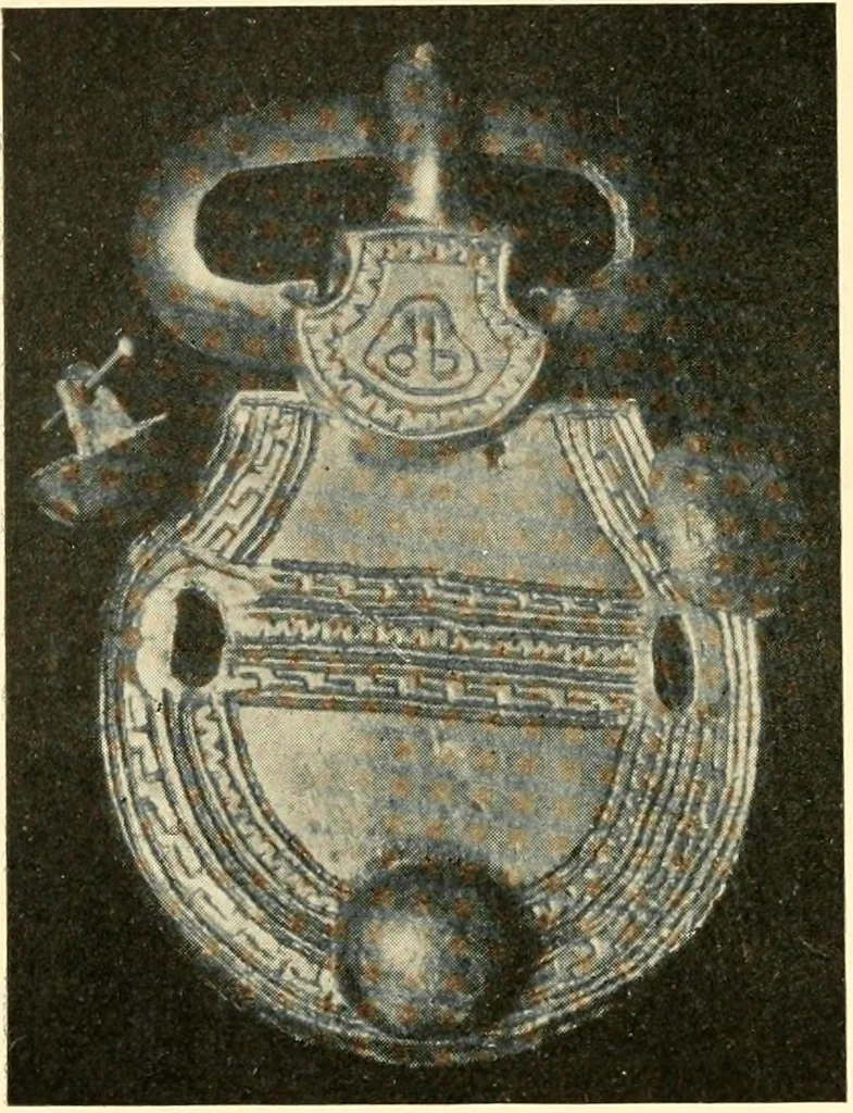 An illustration from The arts and crafts of our Teutonic forefathers, 1910, leaf 271