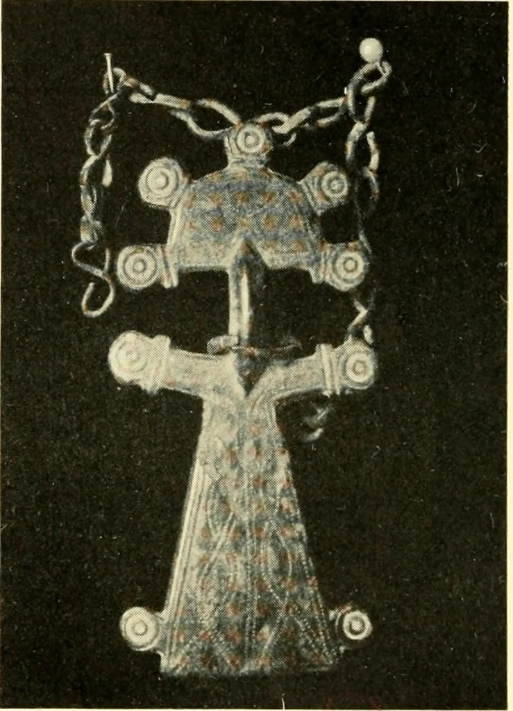 An illustration from The arts and crafts of our Teutonic forefathers, 1910, leaf 271