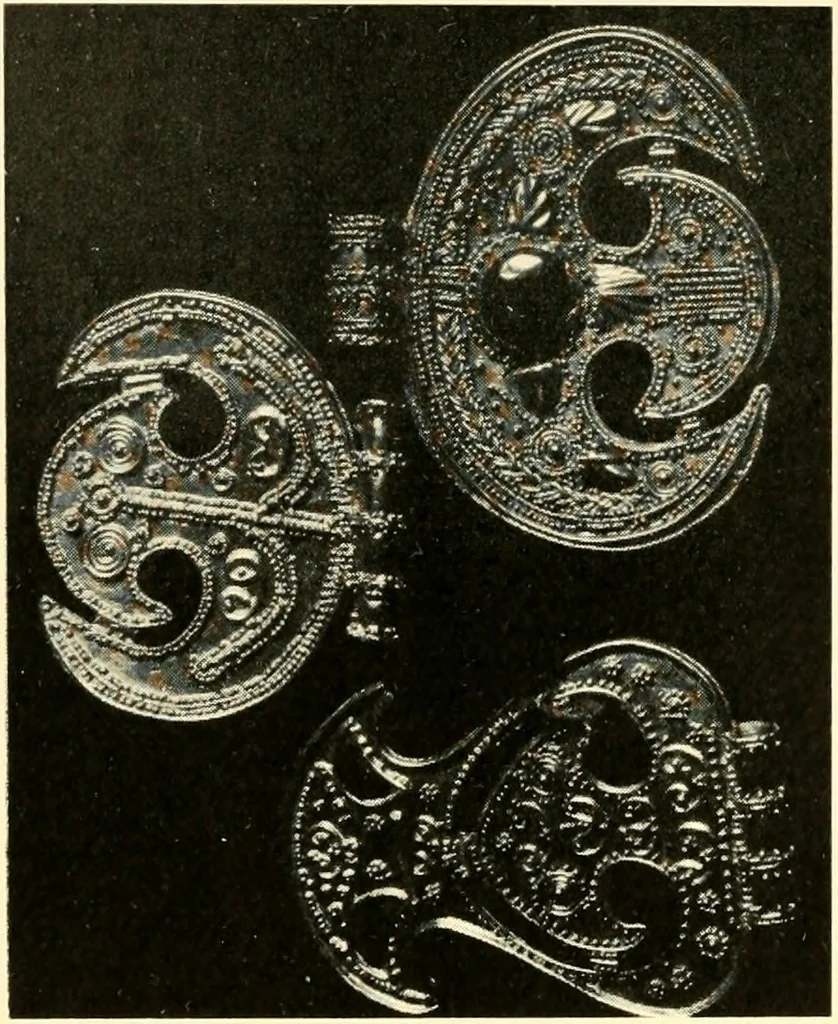 An illustration from The arts and crafts of our Teutonic forefathers, 1910, leaf 285