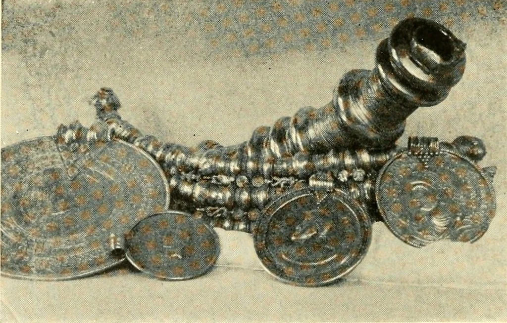 An illustration from The arts and crafts of our Teutonic forefathers, 1910, leaf 285