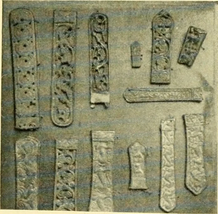 An illustration from The arts and crafts of our Teutonic forefathers, 1910, leaf 292
