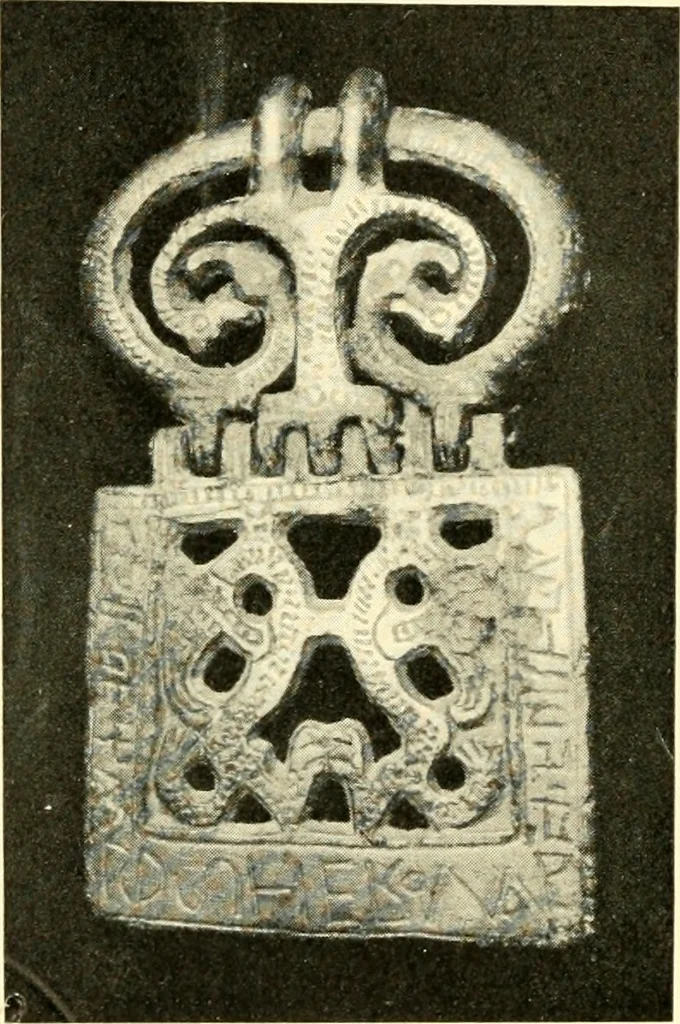 An illustration from The arts and crafts of our Teutonic forefathers, 1910, leaf 311