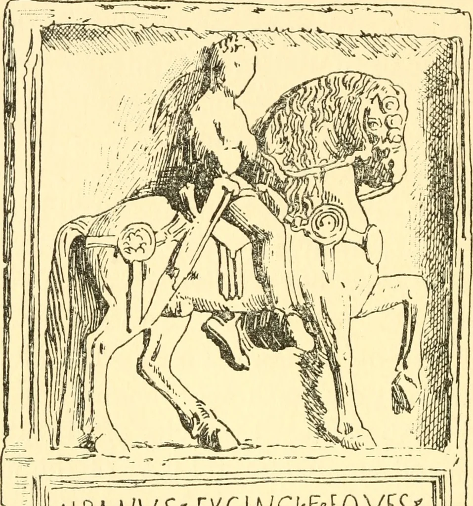 An illustration from The arts and crafts of our Teutonic forefathers, 1910, leaf 65