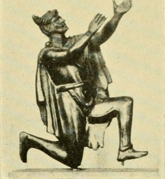 An illustration from The arts and crafts of our Teutonic forefathers, 1910, leaf 78