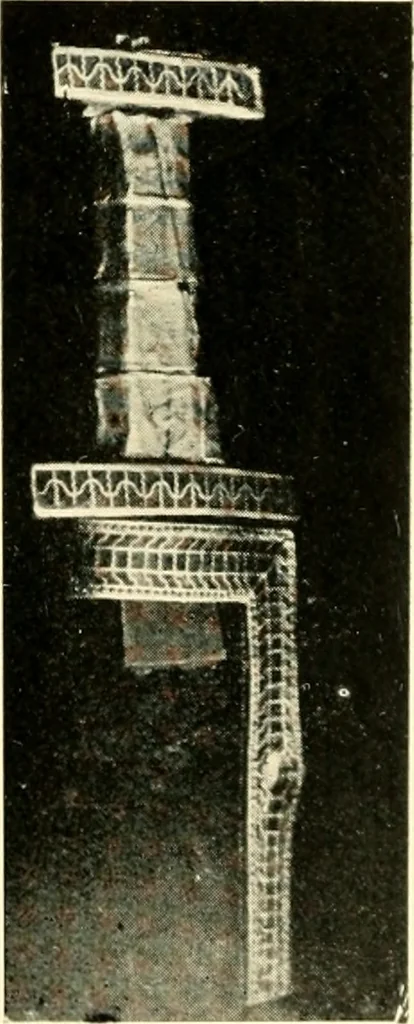 An illustration from The arts and crafts of our Teutonic forefathers, 1910, leaf 9